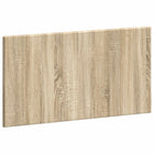 Hoofdbord 100x50 cm bewerkt hout Sonoma eiken muurmontage