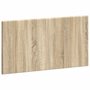 Hoofdbord 100x50 cm bewerkt hout Sonoma eiken muurmontage