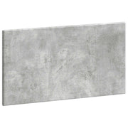 Hoofdbord 100x3x50 cm betongrijs bewerkt hout wandmontage