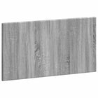 Hoofdeinde wandmontage 100x50x3 cm grijs bewerkt hout