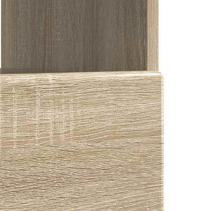 LED tv-meubel Sonoma Eiken Bewerkt hout