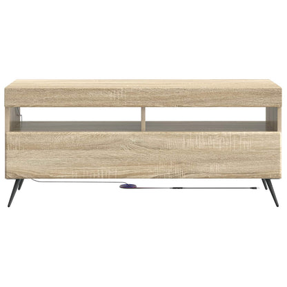 LED tv-meubel Sonoma Eiken Bewerkt hout