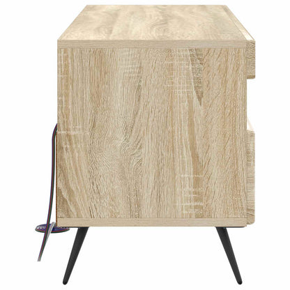 LED tv-meubel Sonoma Eiken Bewerkt hout