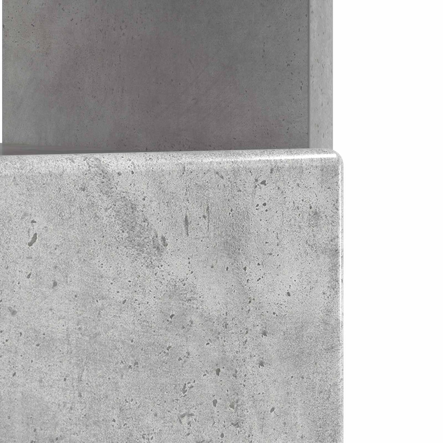 LED tv-meubel Betongrijs Bewerkt hout