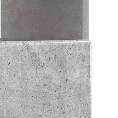 LED tv-meubel Betongrijs Bewerkt hout