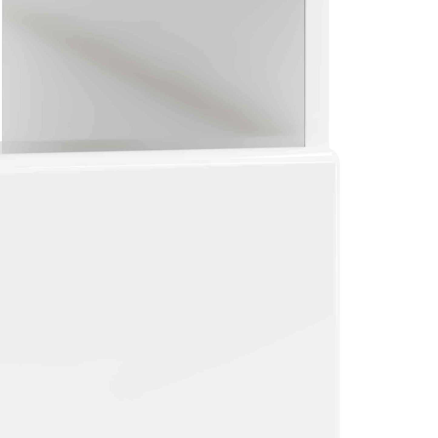 LED tv-meubel Hoogglans Wit Bewerkt hout