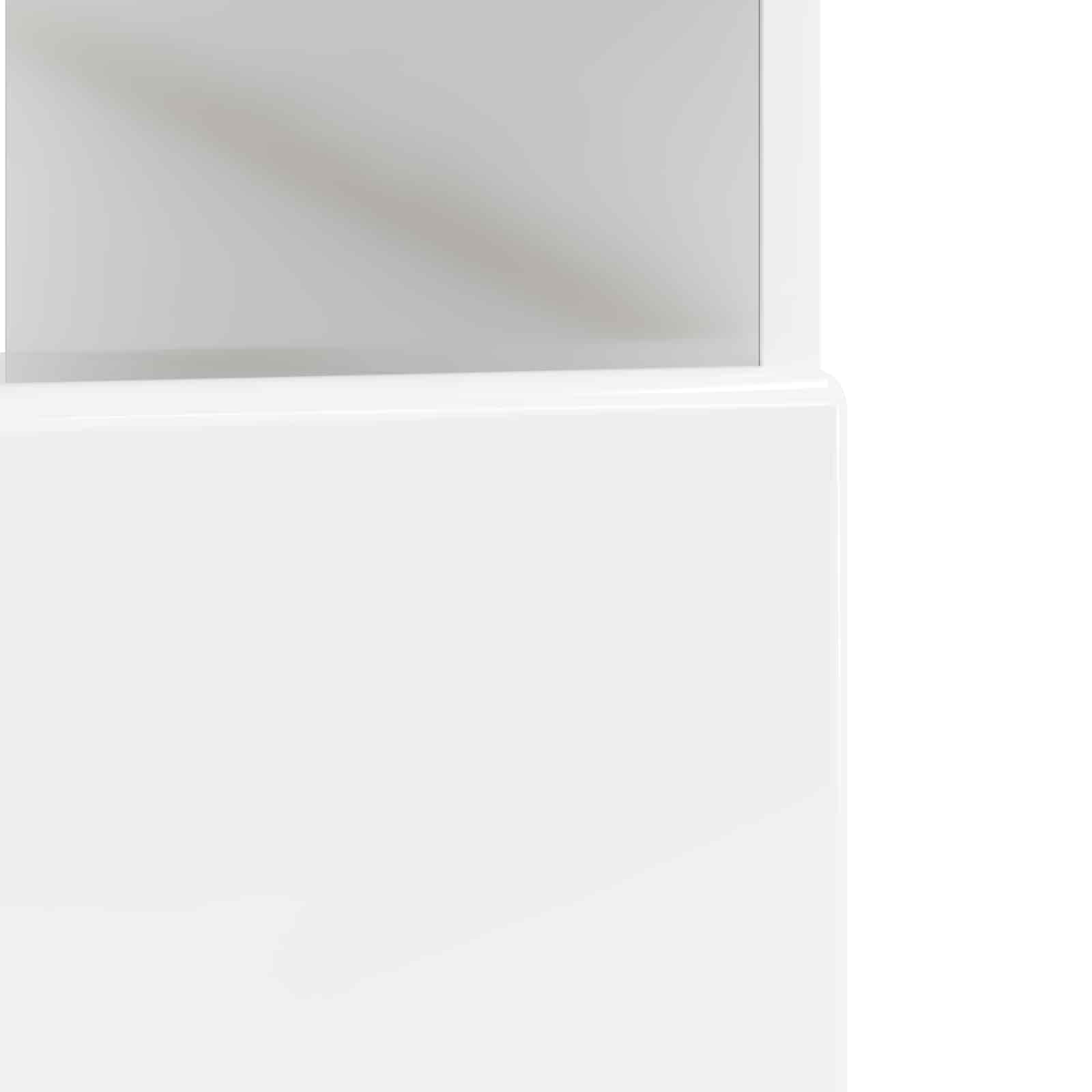 LED tv-meubel Hoogglans Wit Bewerkt hout