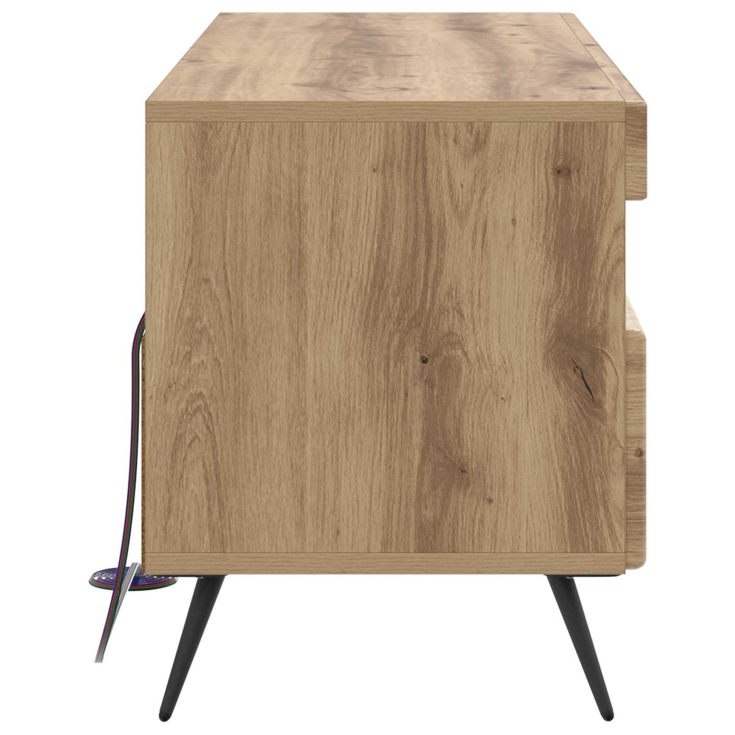 LED tv-meubel Oud hout Bewerkt hout