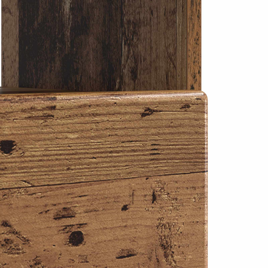 LED tv-meubel Oud hout Bewerkt hout