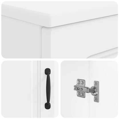 Badkamer wastafelkast UTRECHT Wit 59,5 x 31,5 x 59 cm