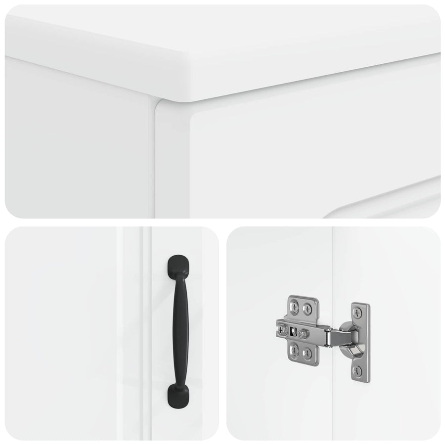 Badkamer wastafelkast UTRECHT Wit 59,5 x 31,5 x 59 cm