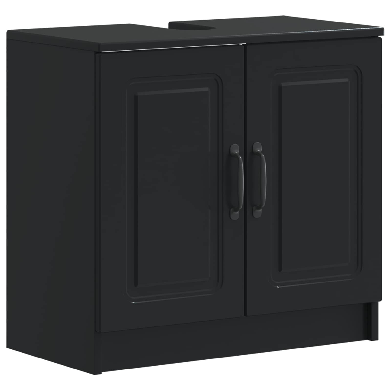 Badkamer wastafelkast UTRECHT Zwart 59,5 x 31,5 x 59 cm