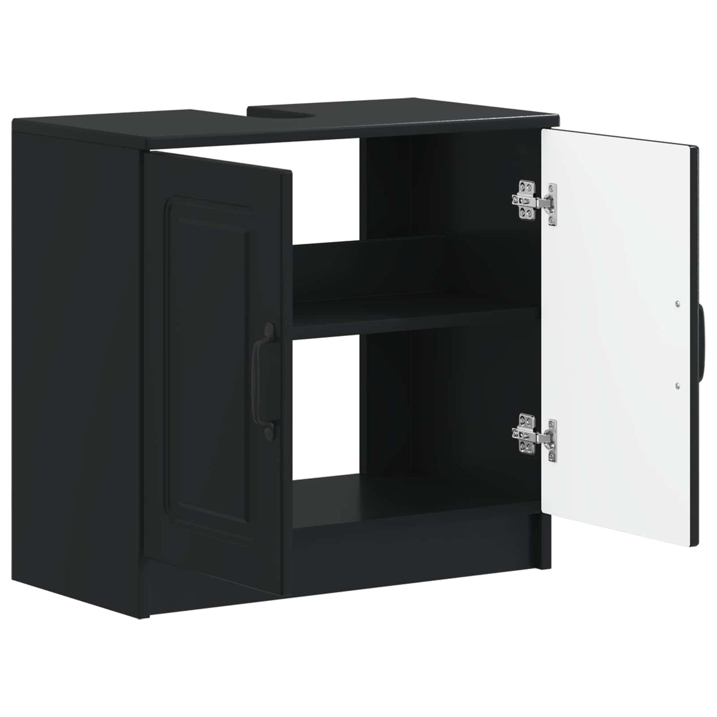 Badkamer wastafelkast UTRECHT Zwart 59,5 x 31,5 x 59 cm