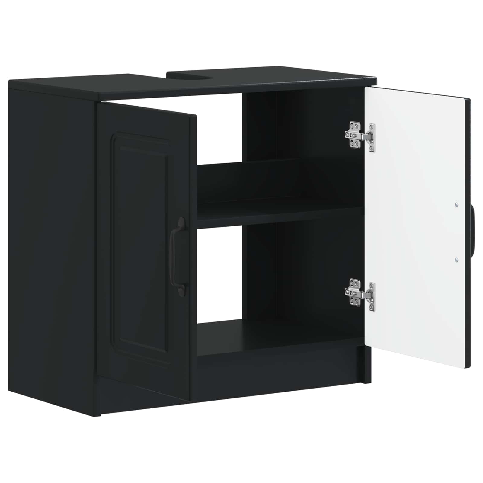 Badkamer wastafelkast UTRECHT Zwart 59,5 x 31,5 x 59 cm
