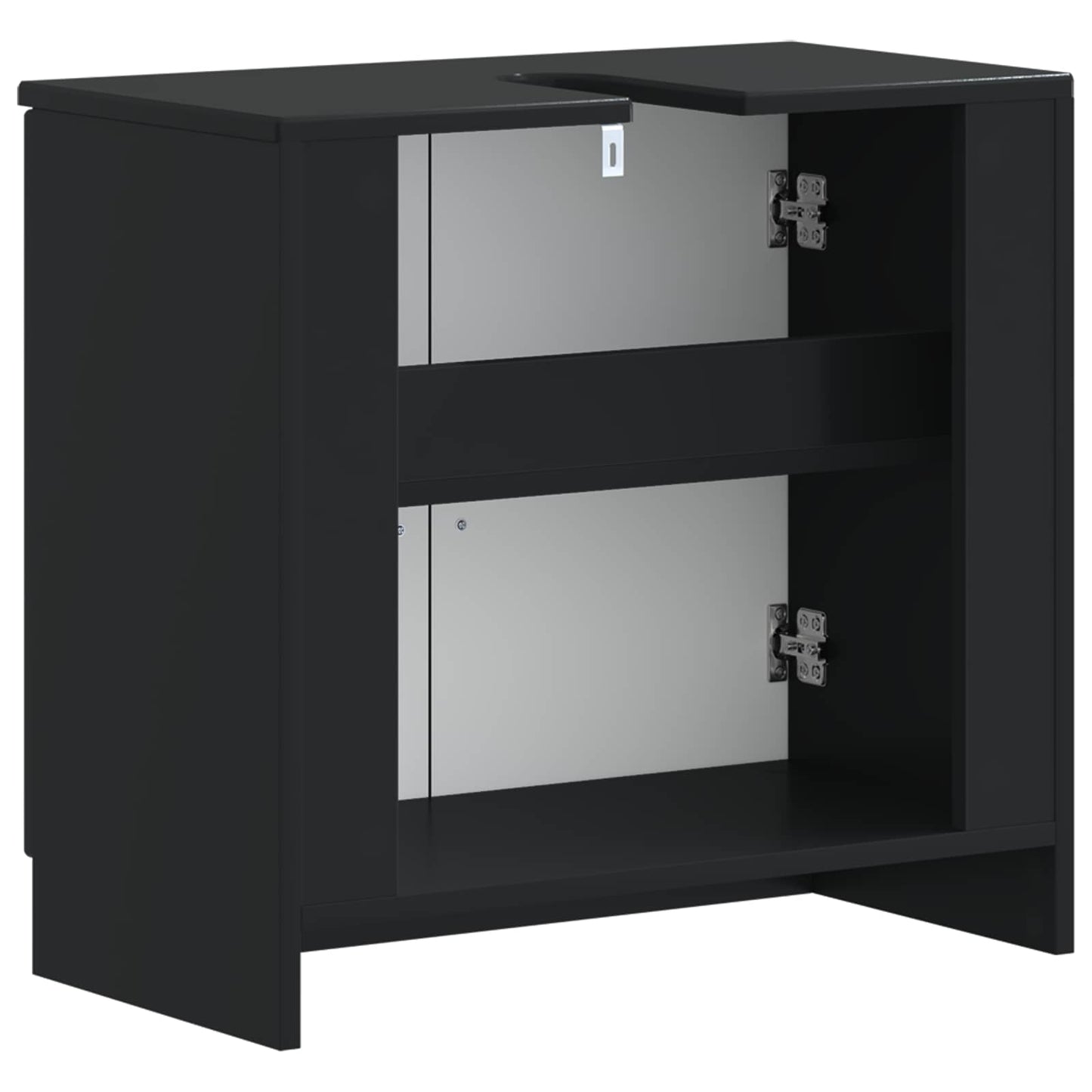 Badkamer wastafelkast UTRECHT Zwart 59,5 x 31,5 x 59 cm