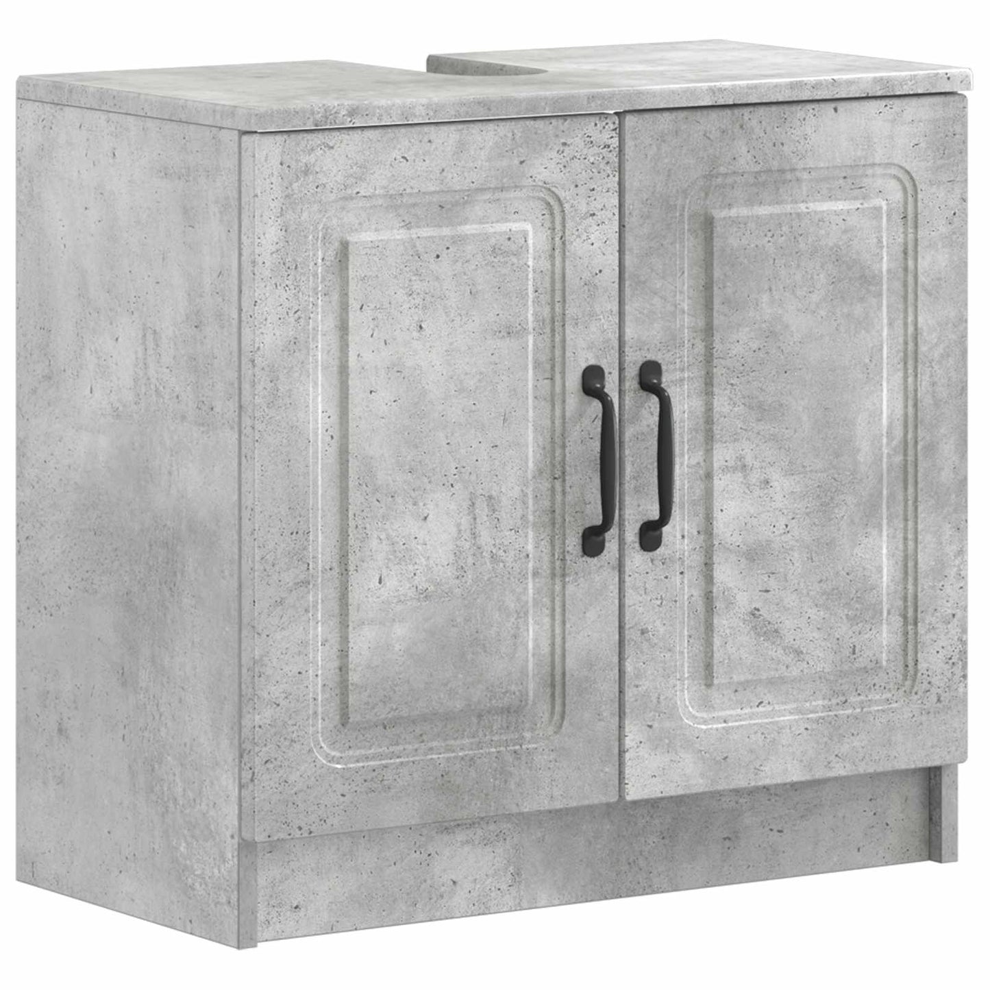 Badkamer wastafelkast UTRECHT Betongrijs 59,5 x 31,5 x 59 cm