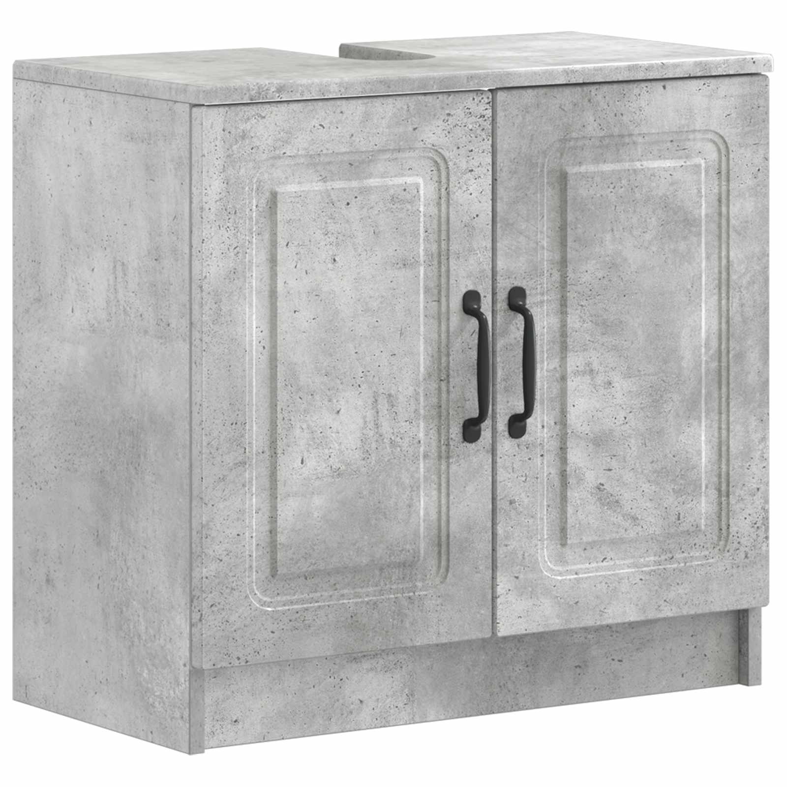 Badkamer wastafelkast UTRECHT Betongrijs 59,5 x 31,5 x 59 cm
