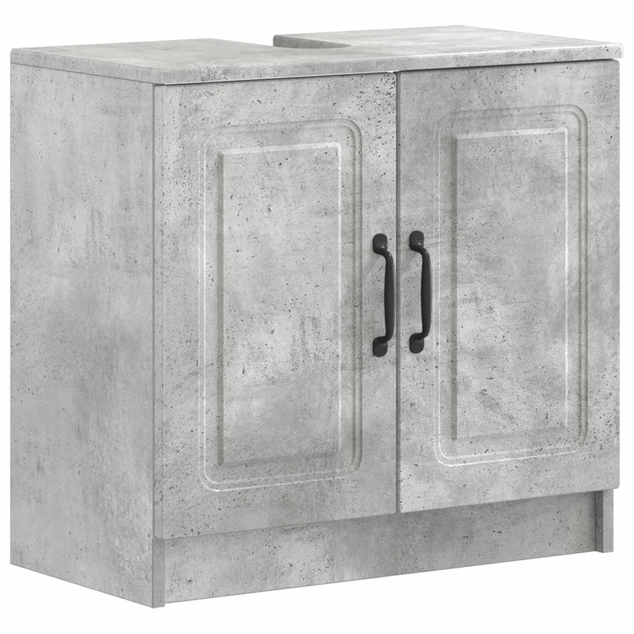 Badkamer wastafelkast UTRECHT Betongrijs 59,5 x 31,5 x 59 cm