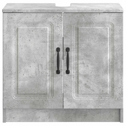 Badkamer wastafelkast UTRECHT Betongrijs 59,5 x 31,5 x 59 cm