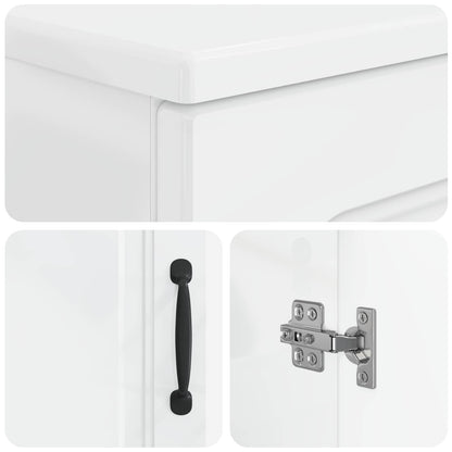 Badkamer wastafelkast UTRECHT Hoogglans Wit 59,5 x 31,5 x 59 cm