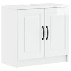 Wastafelkast badkamer 59.5x31.5x59 cm hoogglans wit