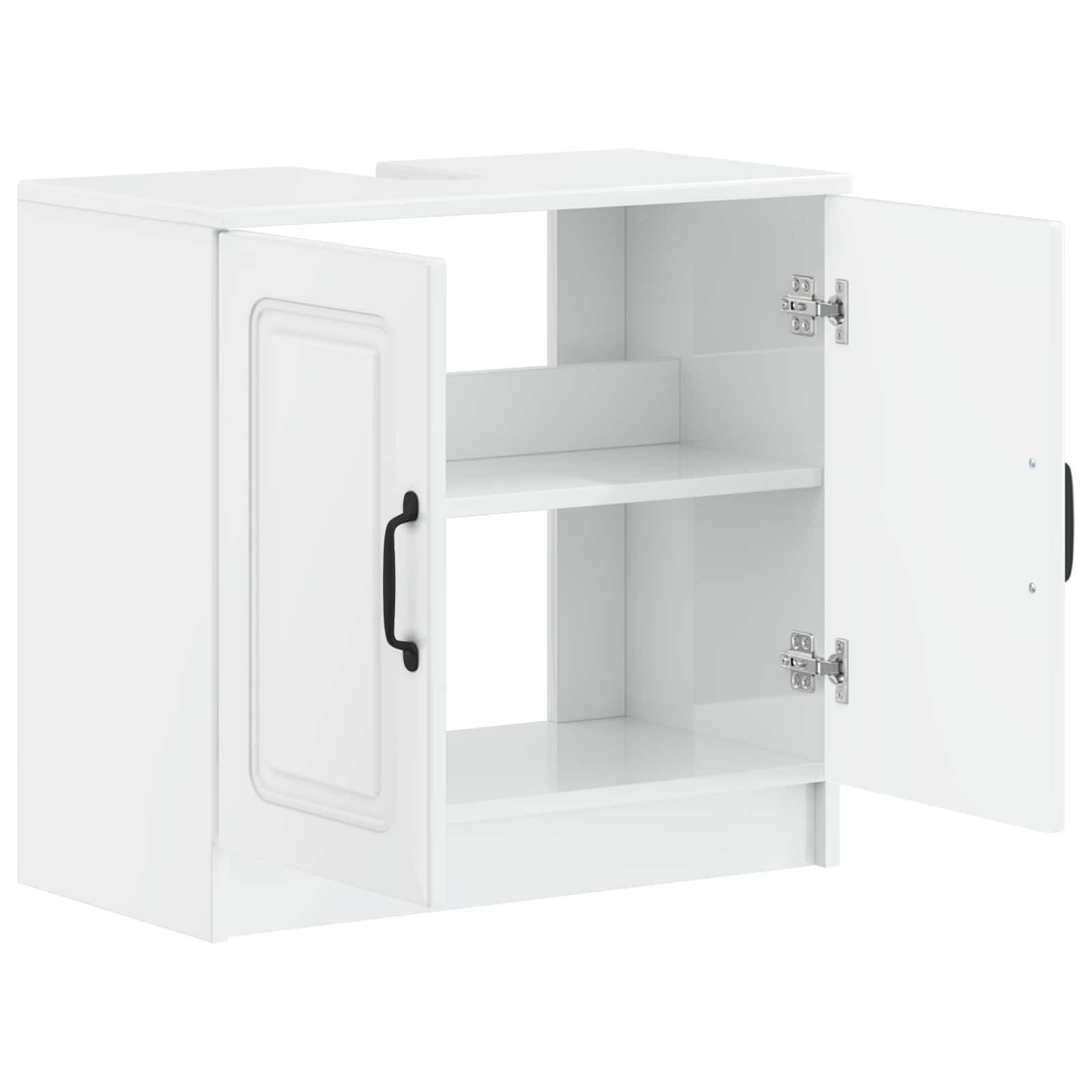Badkamer wastafelkast UTRECHT Hoogglans Wit 59,5 x 31,5 x 59 cm