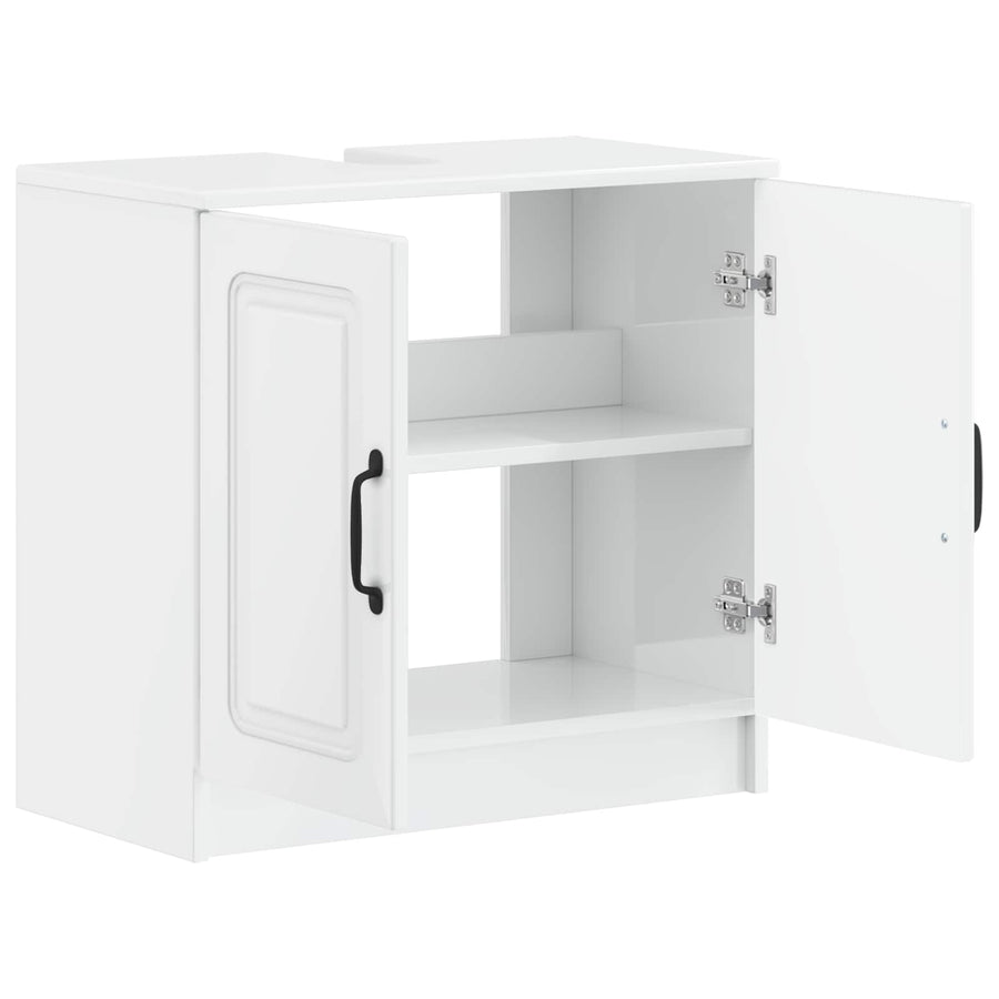 Badkamer wastafelkast UTRECHT Hoogglans Wit 59,5 x 31,5 x 59 cm