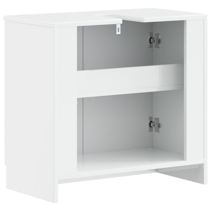 Badkamer wastafelkast UTRECHT Hoogglans Wit 59,5 x 31,5 x 59 cm