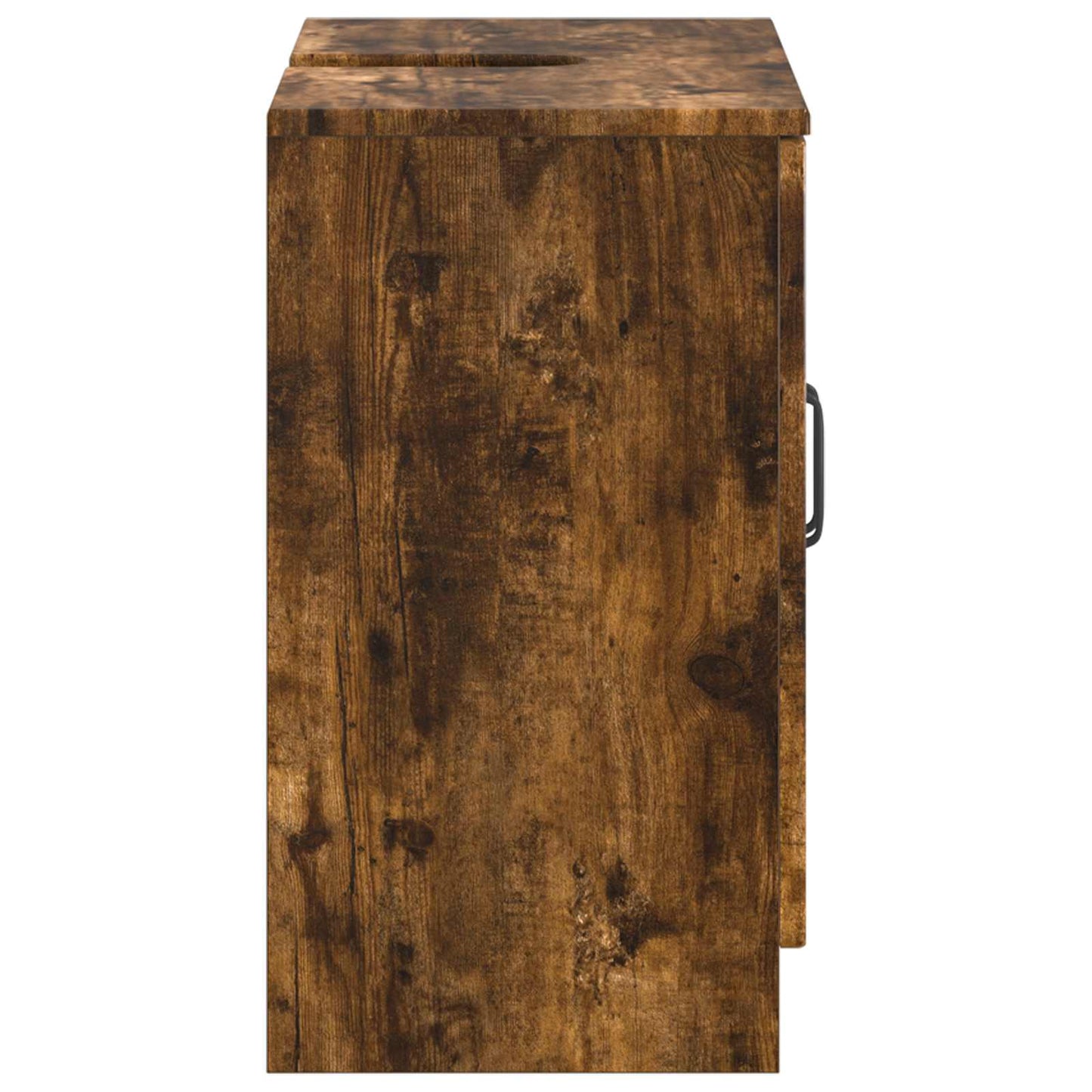 Badkamer wastafelkast UTRECHT Gerookt eiken 59,5 x 31,5 x 59 cm