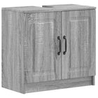 Badkamer wastafelkast Utrecht 59.5x31.5x59 cm grijs sonoma