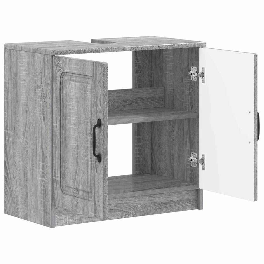 Badkamer wastafelkast UTRECHT Grijs Sonoma 59,5 x 31,5 x 59 cm