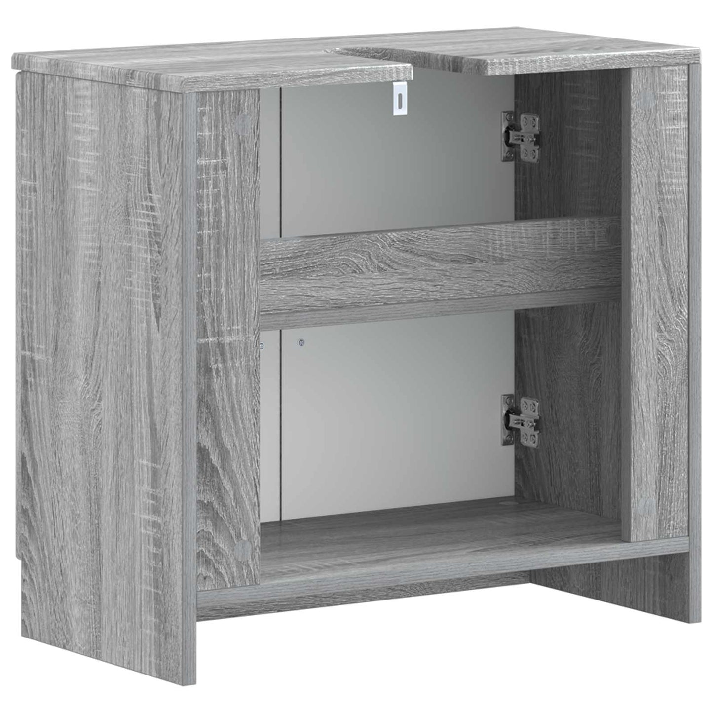 Badkamer wastafelkast UTRECHT Grijs Sonoma 59,5 x 31,5 x 59 cm