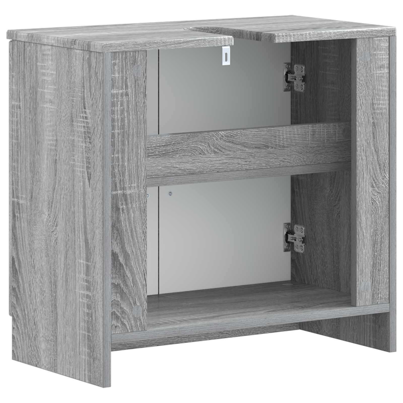 Badkamer wastafelkast UTRECHT Grijs Sonoma 59,5 x 31,5 x 59 cm