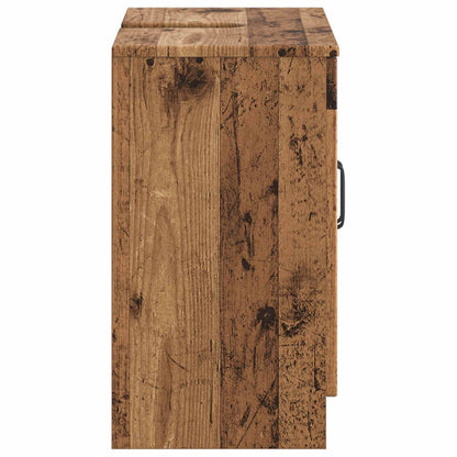 Badkamer wastafelkast UTRECHT Oud hout 59,5 x 31,5 x 59 cm