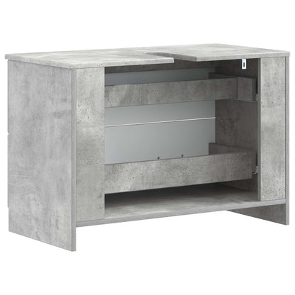 Badkamer wastafelkast UTRECHT Betongrijs 82 x 41 x 56 cm