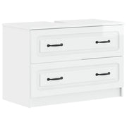 Badkamerkast Utrecht 82x41x56 cm hoogglans wit