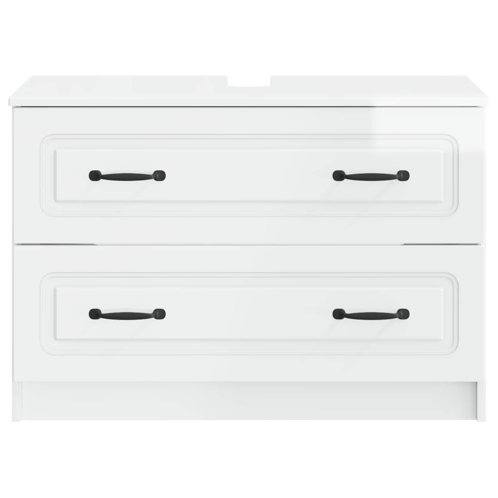 Badkamer wastafelkast UTRECHT Hoogglans Wit 82 x 41 x 56 cm