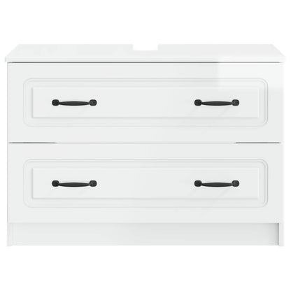 Badkamer wastafelkast UTRECHT Hoogglans Wit 82 x 41 x 56 cm