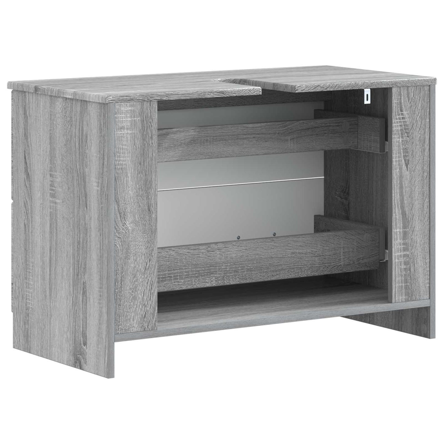Badkamer wastafelkast UTRECHT Grijs Sonoma 82 x 41 x 56 cm