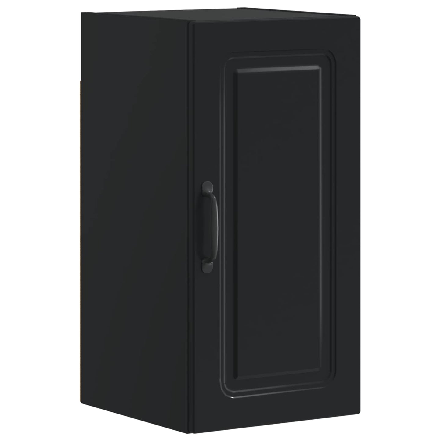 Badkamer wandkast UTRECHT Zwart 30 x 31 x 59 cm Bewerkt hout