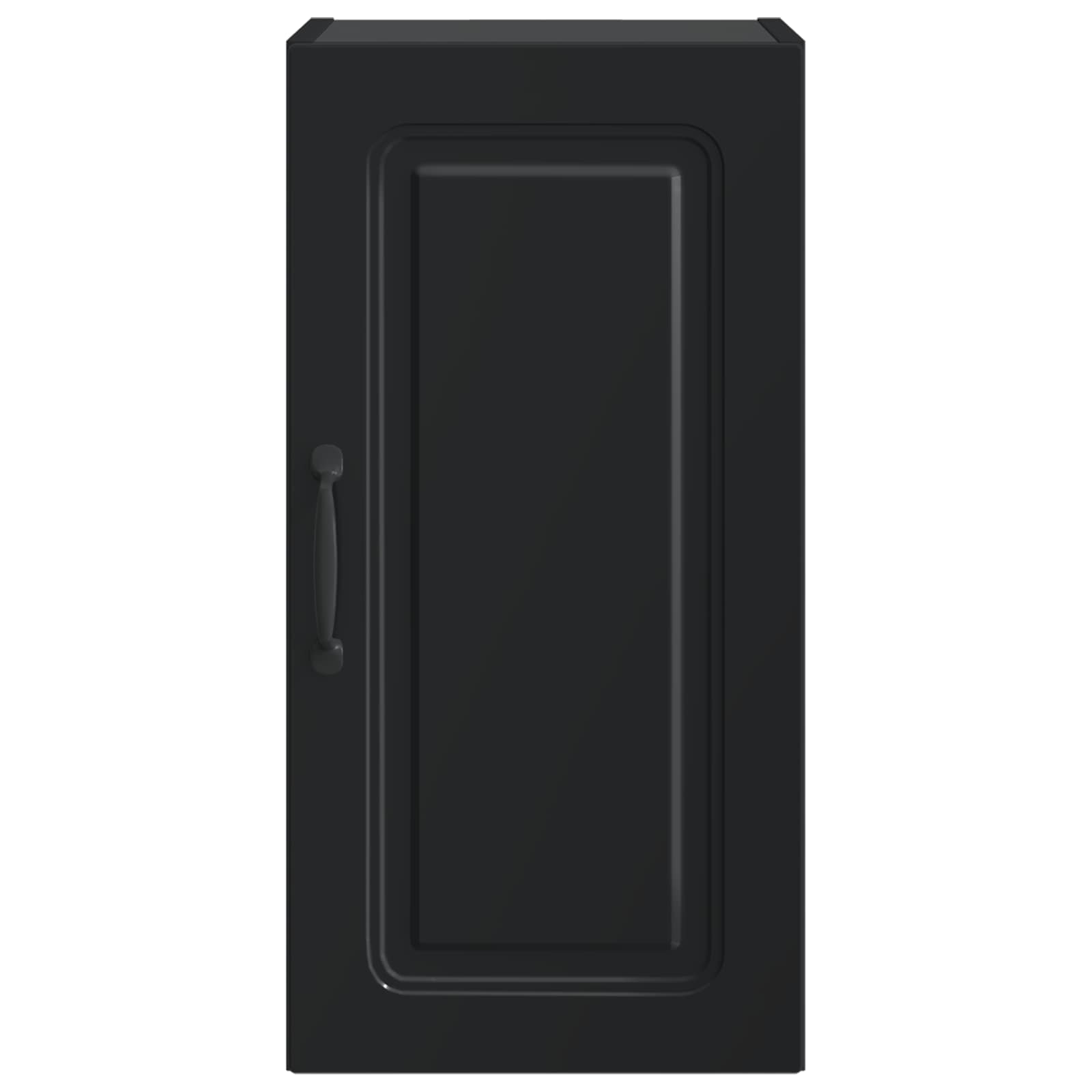 Badkamer wandkast UTRECHT Zwart 30 x 31 x 59 cm Bewerkt hout