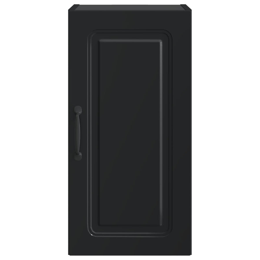 Badkamer wandkast UTRECHT Zwart 30 x 31 x 59 cm Bewerkt hout