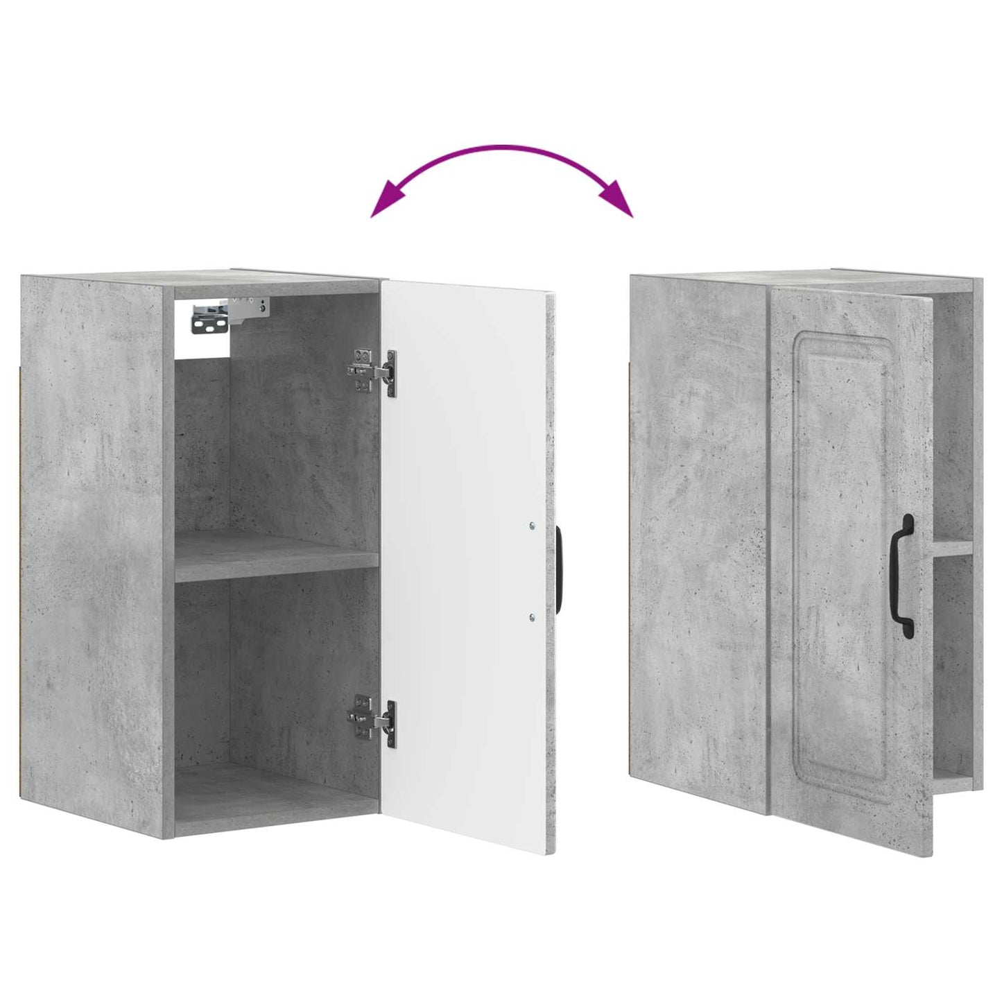 Badkamer wandkast UTRECHT Betongrijs 30 x 31 x 59 cm