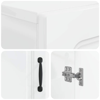Badkamer wandkast UTRECHT Hoogglans Wit 30 x 31 x 59 cm