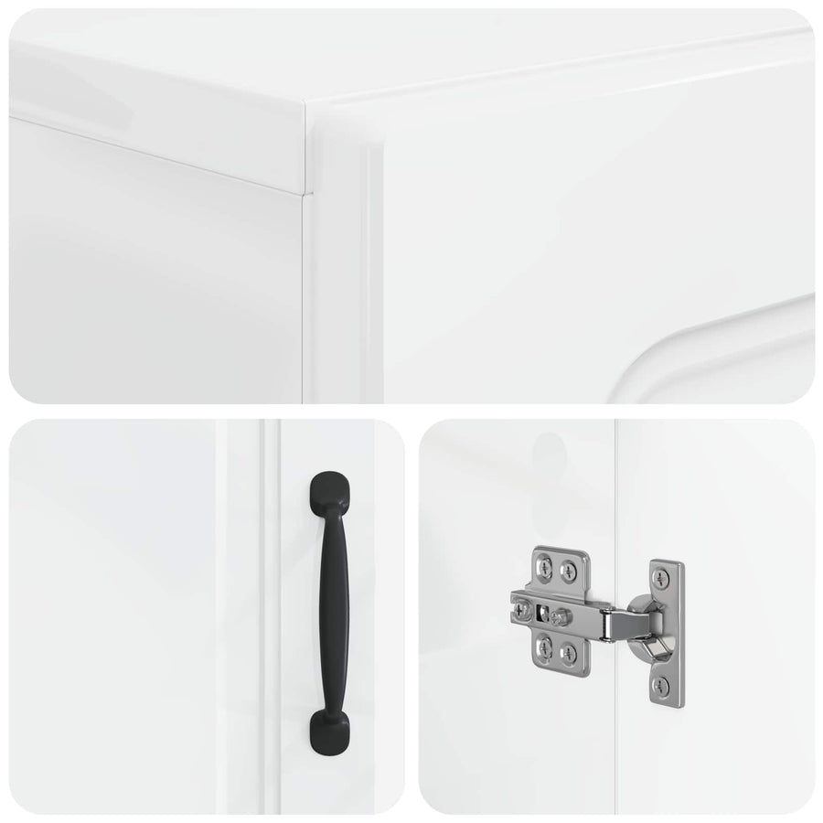 Badkamer wandkast UTRECHT Hoogglans Wit 30 x 31 x 59 cm