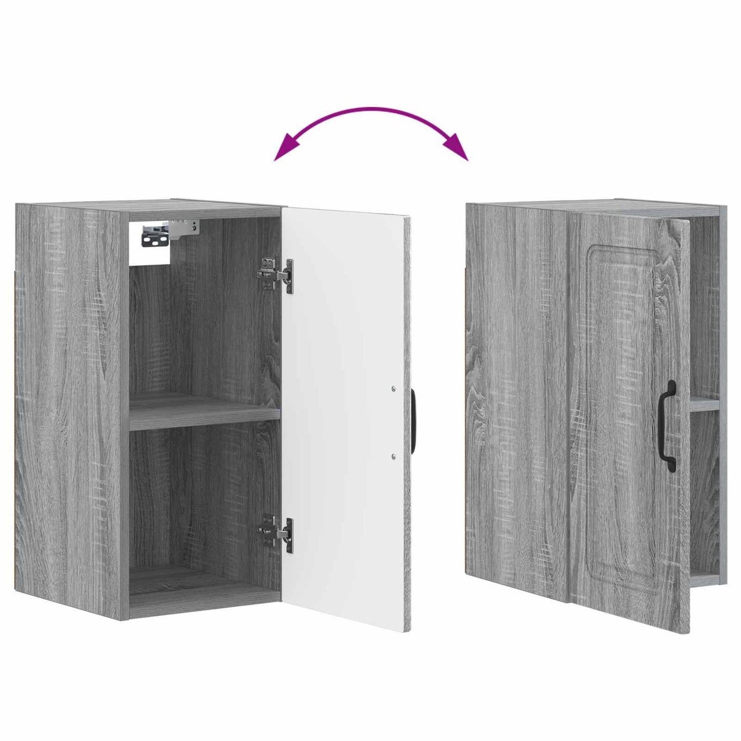 Badkamer wandkast UTRECHT Grijs Sonoma 30 x 31 x 59 cm
