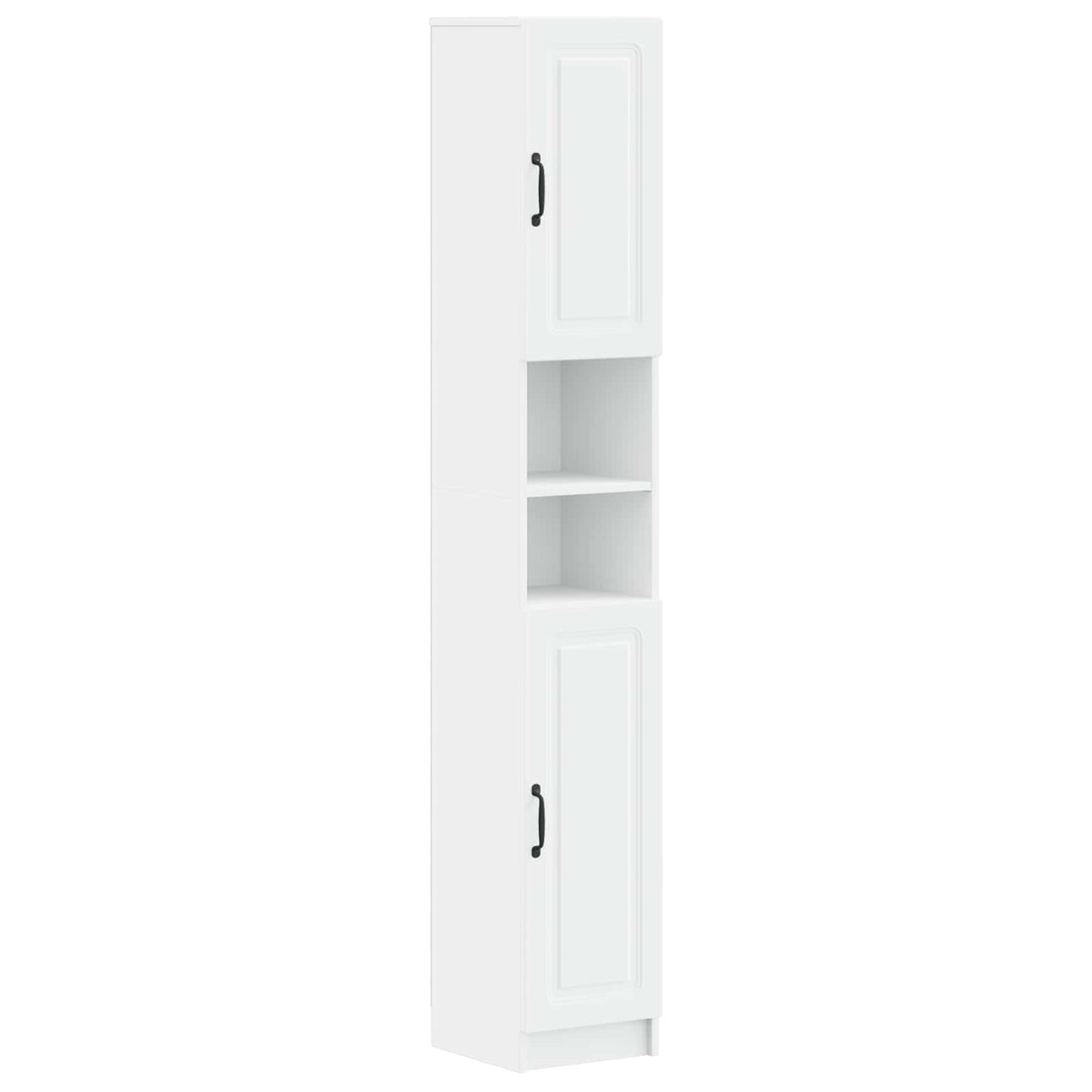Badkamerkast met Open Plank UTRECHT Wit 30 x 31 x 187 cm