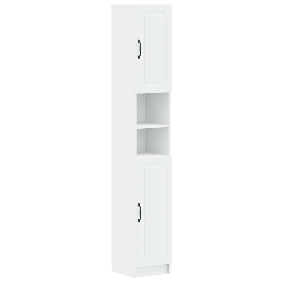 Badkamerkast met Open Plank UTRECHT Wit 30 x 31 x 187 cm