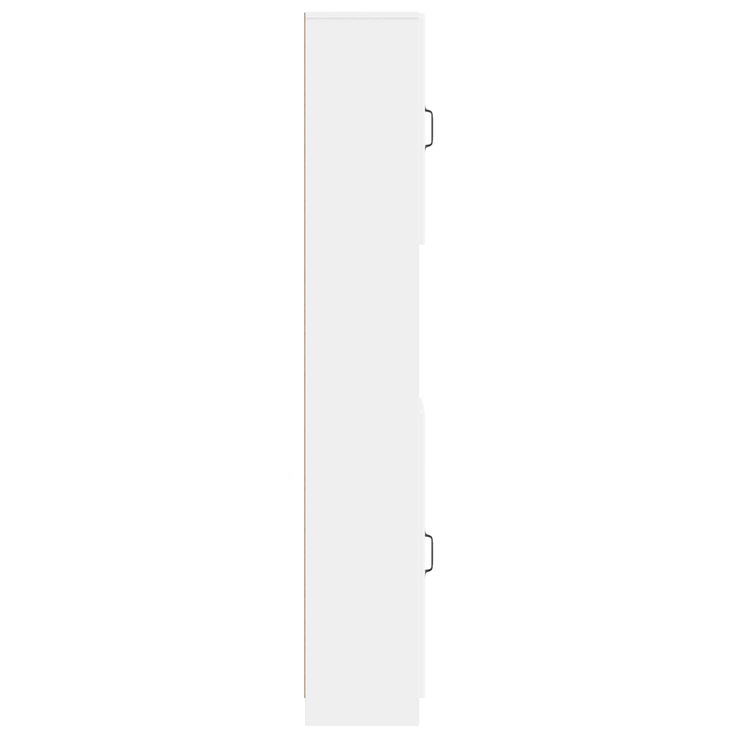 Badkamerkast met Open Plank UTRECHT Wit 30 x 31 x 187 cm