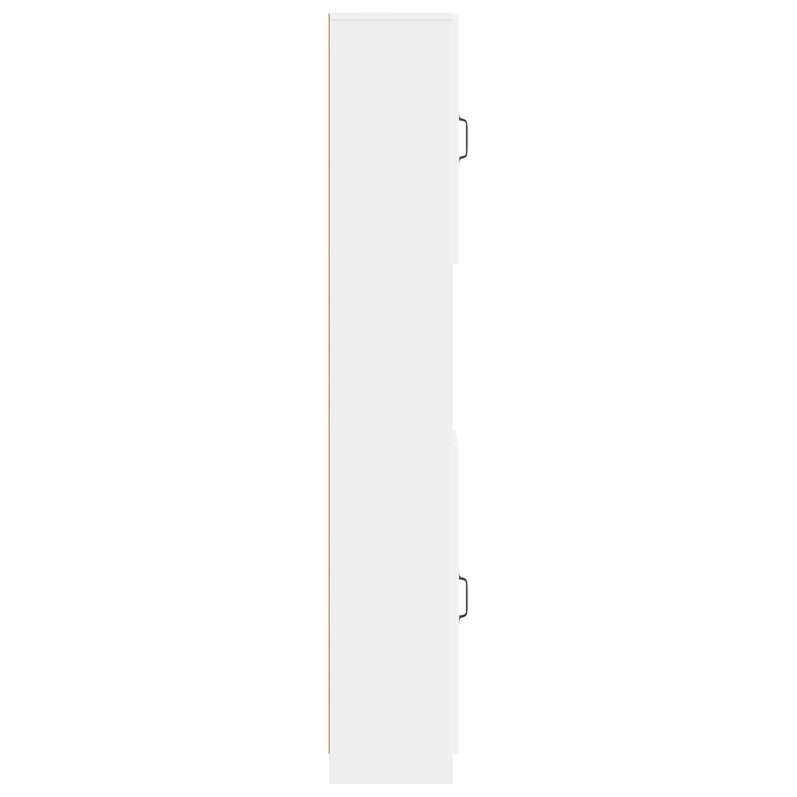 Badkamerkast met Open Plank UTRECHT Wit 30 x 31 x 187 cm
